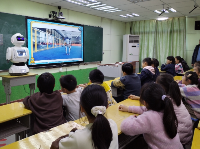 学生们手持一个“口袋乌龟然后将其放在涂有不同色彩的纸上